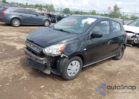 2015 Mitsubishi Mirage De/Rf z USA, uszkodzony, nr VIN ML32A3HJ0FH008455
